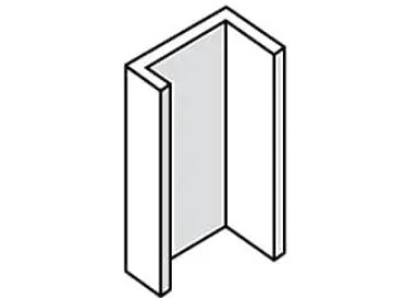 close up profile linea aluminium universal window adaptor 305510 james hardie