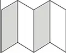 close up image linea aluminium internal corner profile shape