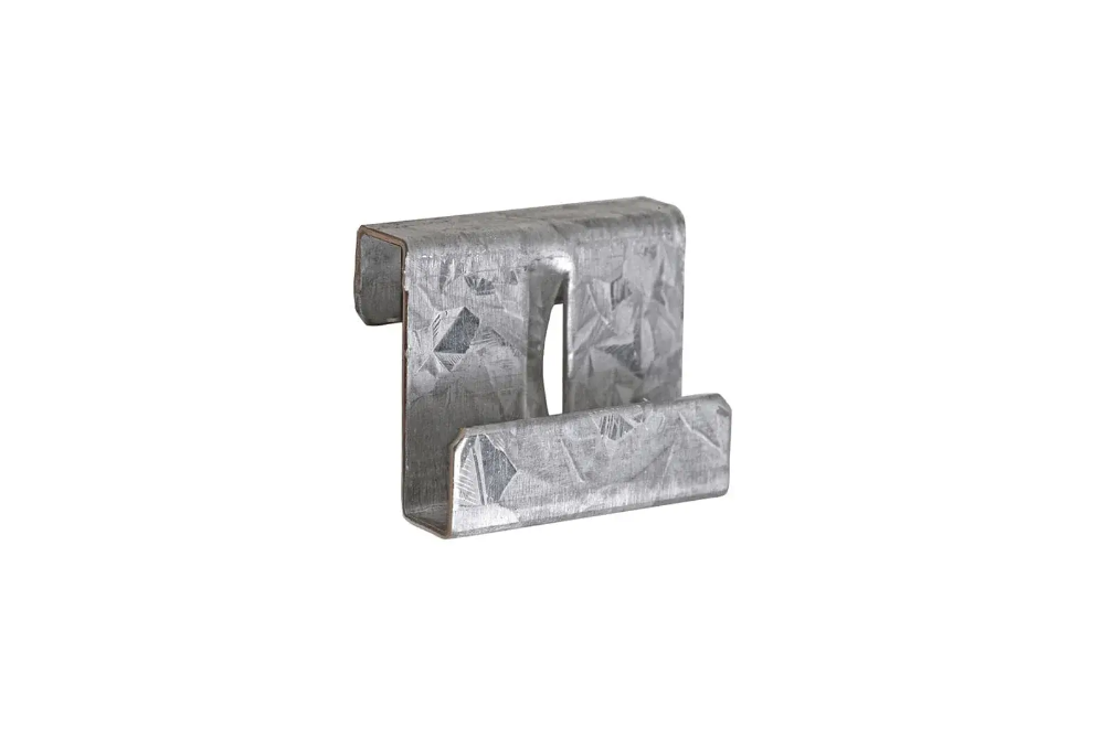 galvanised silver off stud joint clip 305525 close up 