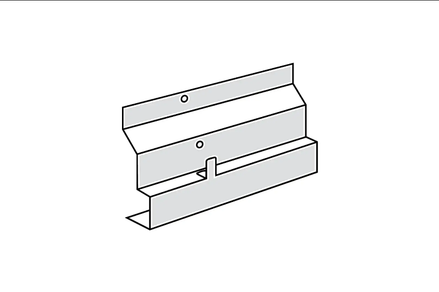 hardieplank zincalume foot mould starter strip profile close up detail