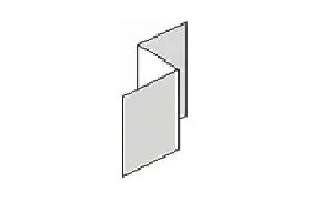 Linea PVC Box Corner Z Flashing 2700mm Long