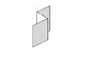 james hardie linea z flashing profile pvc close up